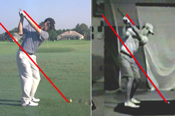 tiger woods new swing top position with Hank Haney