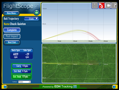 flightscope live ball tracking