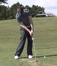 hitting fat golf shots