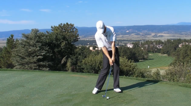 biomechanically correct downswing into impact