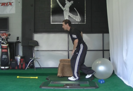 muscle activation in the golf swing