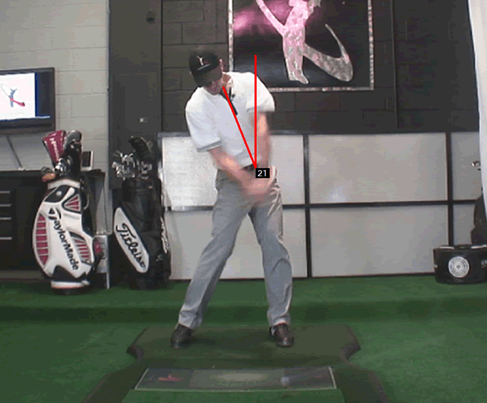 axis tilt in golf swing