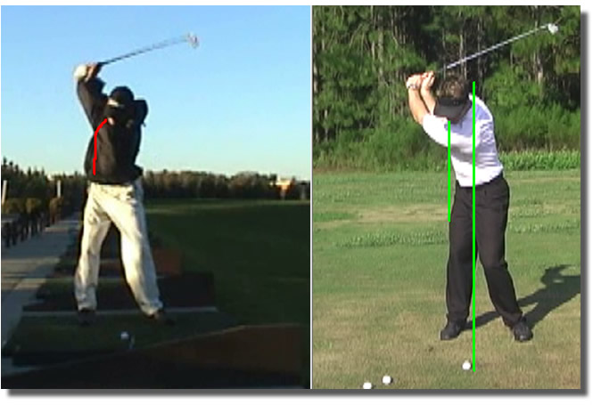 neck tie rotary golf swing drill