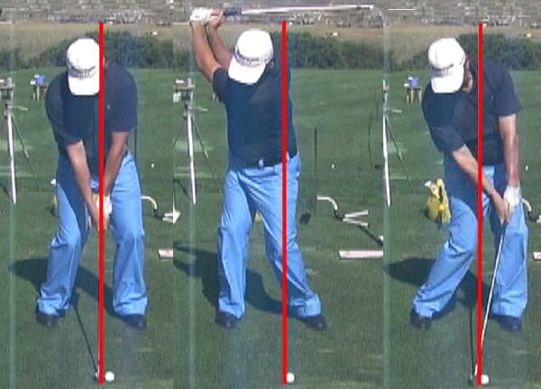 keeping head behind ball at impact