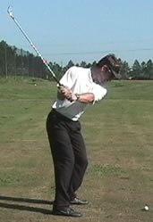 one plane swing backswing