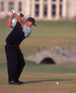 Tiger Woods British Open two plane swing